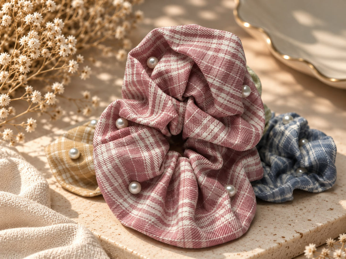 PEARLS & PLAID